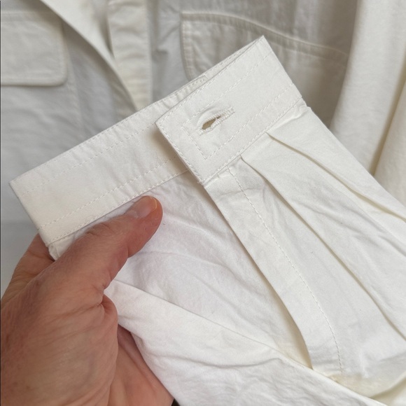 Apiece Apart White Cropped Jacket - Picture 6 of 7